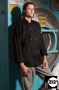 Black, Workhorse Laundry Chef Coat, 100% spun poly
