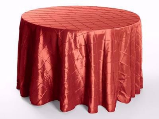Wholesale Bombay Pintuck Taffeta Round Tablecloth