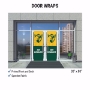 Hospital door wraps