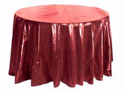Buy Tissue Lame Round Tablecloth Wholesale