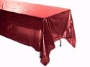 Red, Tissue Lame Banquet Tablecloth