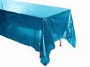 Turquoise, Tissue Lame Banquet Tablecloth