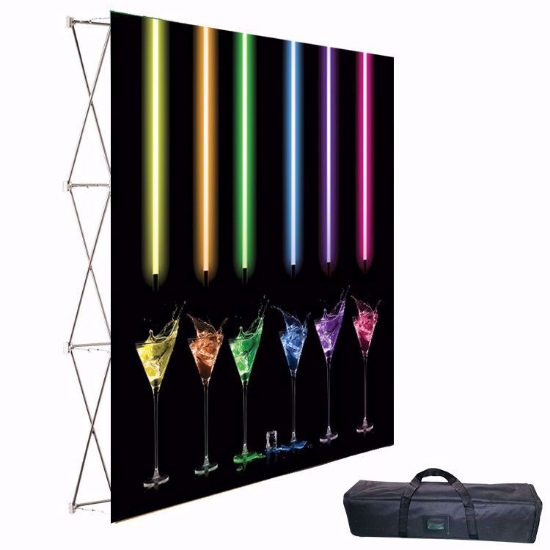 Portable Deluxe Pop Up Frame With Graphic-120"x 90"
