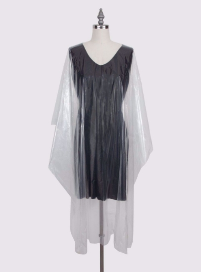  F6411 DISPOSABLE APRON CLEAR - 27"x 41"