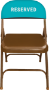 Printed Chair Back Covers For Standard Folding Chair
