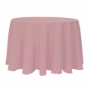 Basic Poly Round Tablecloth - Mauve