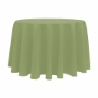 Basic Poly Round Tablecloth - Army Green