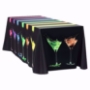 Fully Dye Sublimated 4' Throw Table Cover (24W) - Standard Poly Fabric
