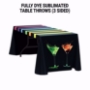Fully Dye Sublimated Throw Table Cover 3 SIDED 