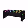 Fully Dye Sublimated 6' Fitted Table Cover 3 SIDED - VELVET Fabric - NO PLEATS