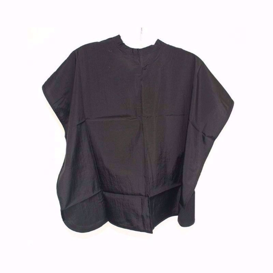 Short Comb Out Hairstyling Cape - Black