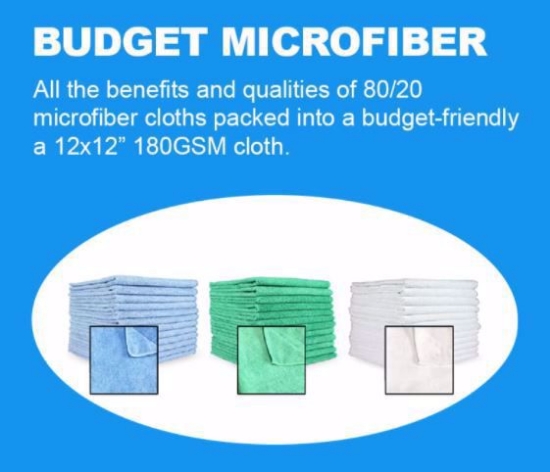 12x12 Microfiber Cloths-20 Grams 