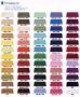 Basic Polyester Backdrop Drape color palette 