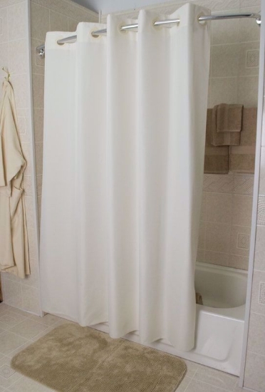 HANG2IT Shower Curtains-Millennium Buckle-Built in Hooks for Hanging ( –  South Point Hospitality