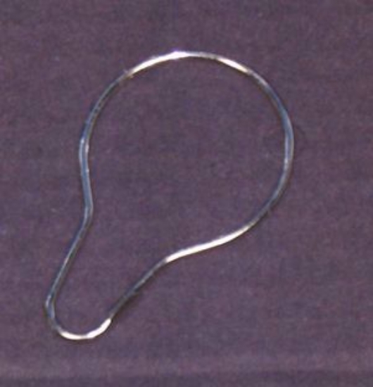Stainless steel 5 ABS roller pin nickel plated hooks