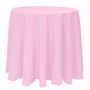 Basic Poly Round Tablecloth - Pink Balloon