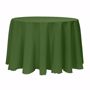 Basic Poly Round Tablecloth - Moss