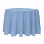 Basic Poly Round Tablecloth - Slate