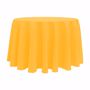Basic Poly Round Tablecloth - NeonOrange