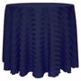 Poly Stripe Round Tablecloth - Wedgewood
