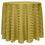 Poly Stripe Round Tablecloth - Acid-green