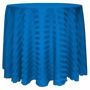 Poly Stripe Round Tablecloth - Cobalt