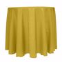 Gold - Majestic Reversible Dupioni-Satin Round Tablecloth 