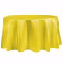 Lemon, Duchess Matte Satin Round Tablecloth