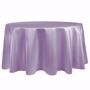 Lilac, Duchess Matte Satin Round Tablecloth