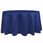 Regal Blue, Duchess Matte Satin Round Tablecloth