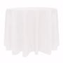 Bombay Pintuck Taffeta  Round Tablecloth - White