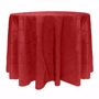 Bombay Pintuck Taffeta  Round Tablecloth - Red