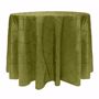 Bombay Pintuck Taffeta  Round Tablecloth - Moss