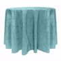 Bombay Pintuck Taffeta  Round Tablecloth - Turquoise