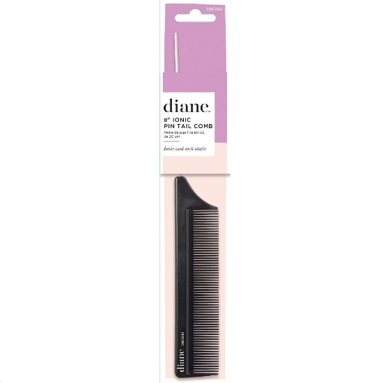 Diane Antistatic Ionic 8” Pin Tail  Comb