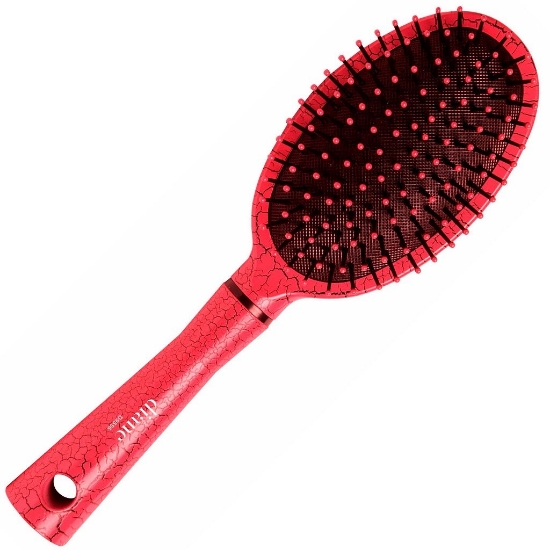 Diane Pink Crackle Oval Paddle Brush (11 Row)