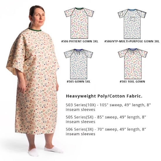 IMPERIAL PATIENT GOWN