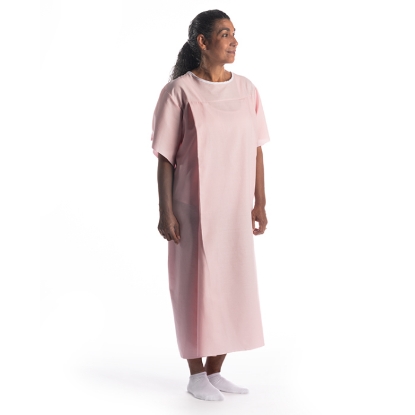 Maternity Hospital Gown w/ Nursing Slits