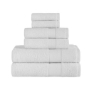 White, Madison 6 Piece Turkish Towel Collection