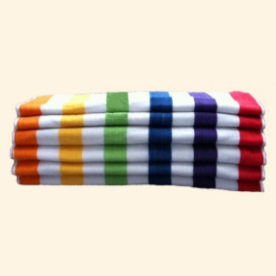 Economy 2 x 2 Cabana Multicolor Stripe