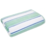 Green and Blue Pin Striped Resort Towels