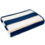 Navy and Yellow Striped Resort Towels