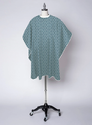 Geometric Printed Salon Hairstyling Cape