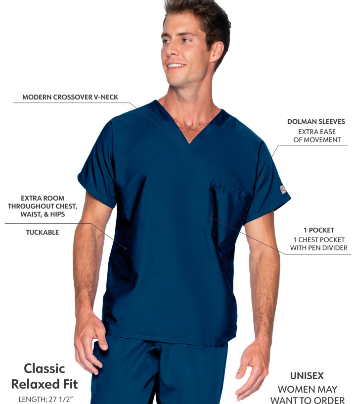 Buy Men's Landau Scrubs Sale: Unisex Scrub Tops
