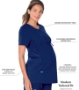 Landau Proflex Women's 3-Pocket V-Neck Maternity Scrub Top
