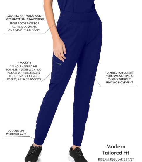Women’s Fitted Tapered Leg Scrub Pant
