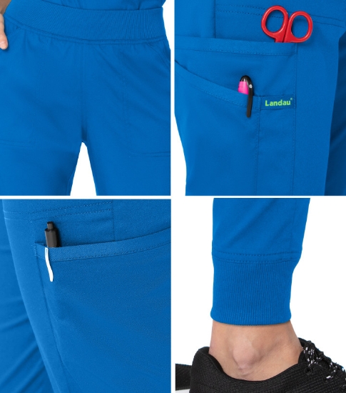 Landau Women's Banded-Bottom Jogger Scrub Pants – USA Medical Supply