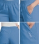 women's scrub pants elastic waist