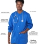 Blue Hospital Lab Coat