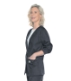 Black warm Up Jacket For Women's